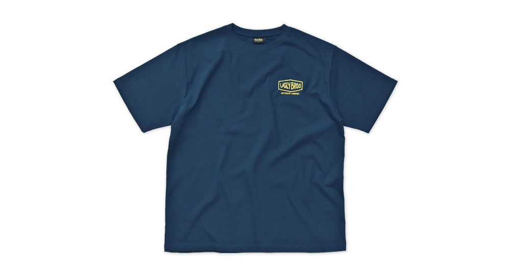 반팔 티셔츠 네이비블루 색상 이미지-S1L15